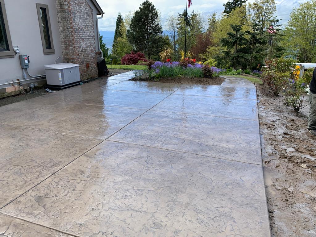 Stylish decorative concrete overlays transforming surfaces with unique designs and durable finishes.